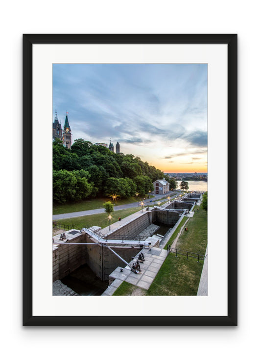 Locks at Dusk